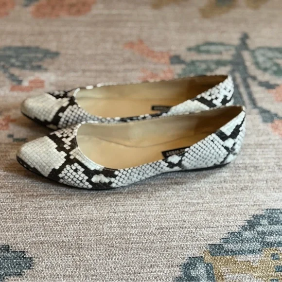 GUC - Nine West Snake Print Flats - Picture 4 of 8